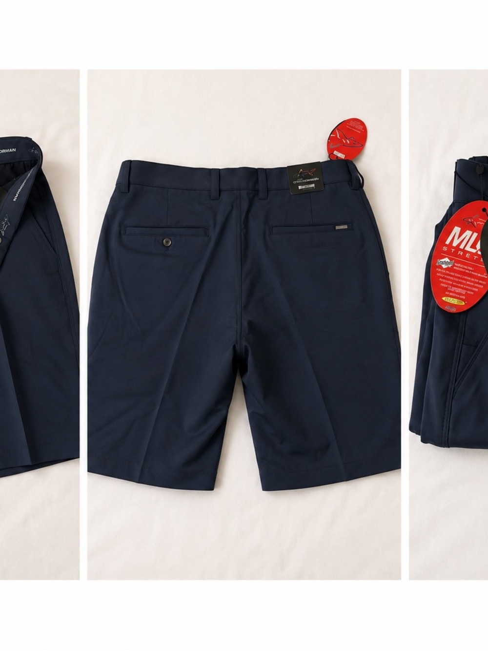 Michael Kors Men's Navy Flat-Front Performance Shorts